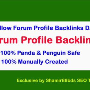 Forum Profile Links