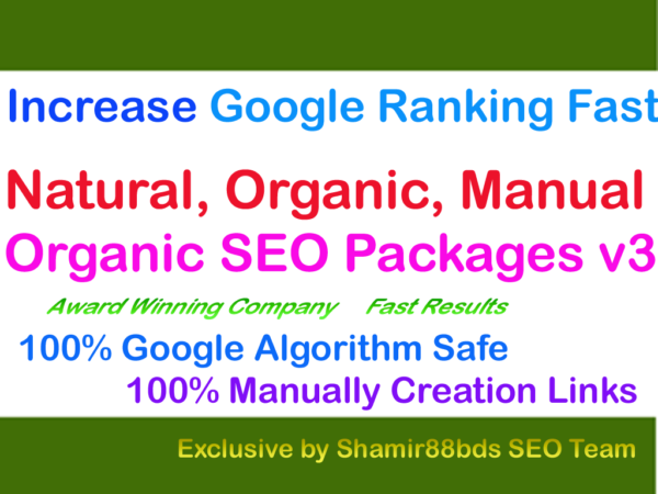 Monthly Organic SEO Packages